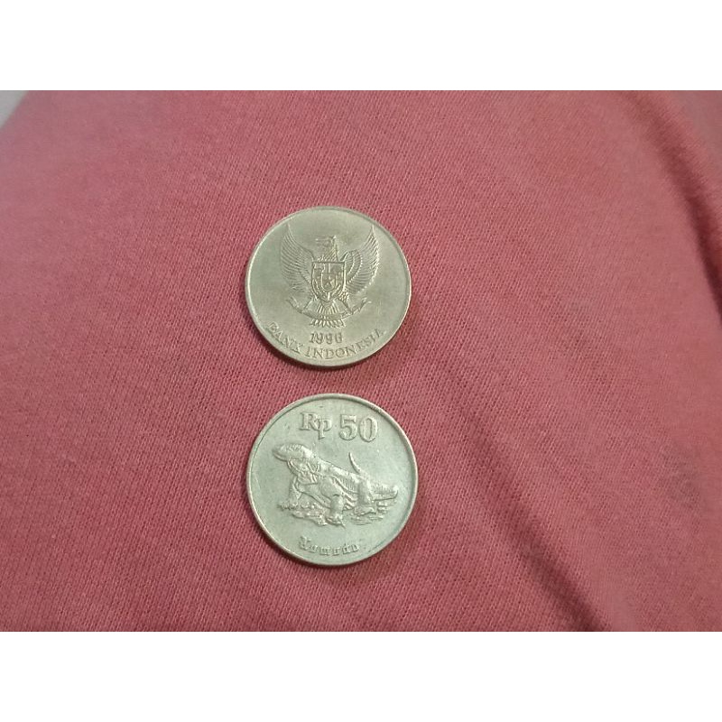 uang 50 Rupiah edisi komodo