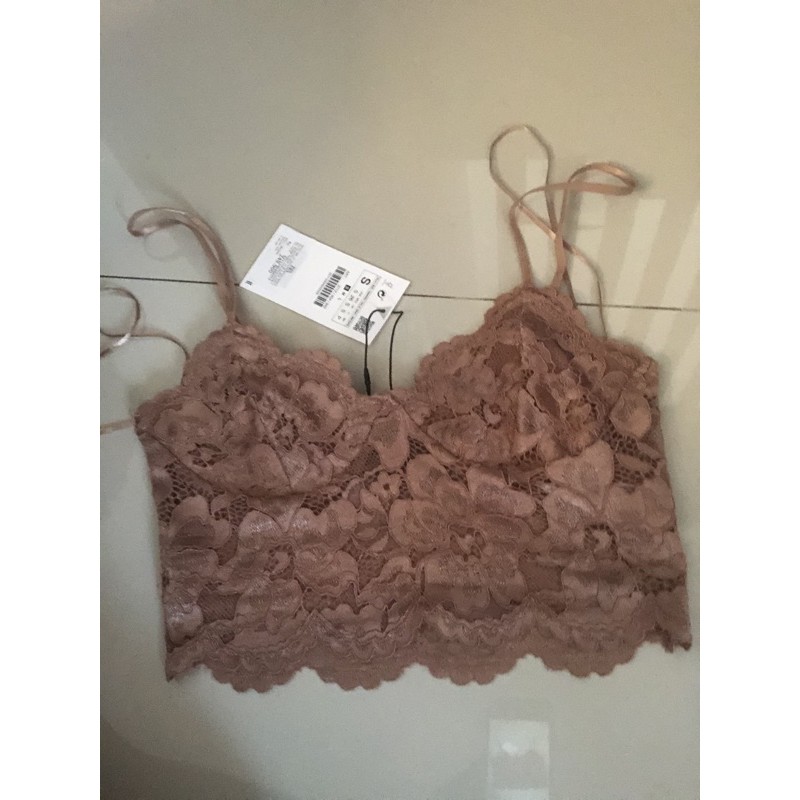 zara lace bralette