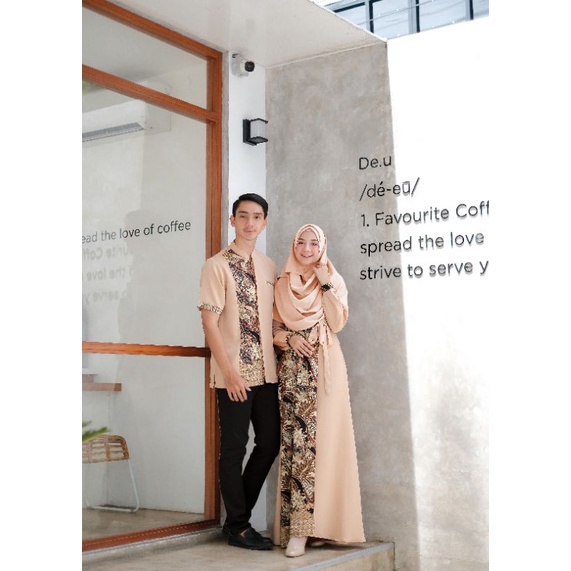 Baju Couple Muslim New Sabiya Batik