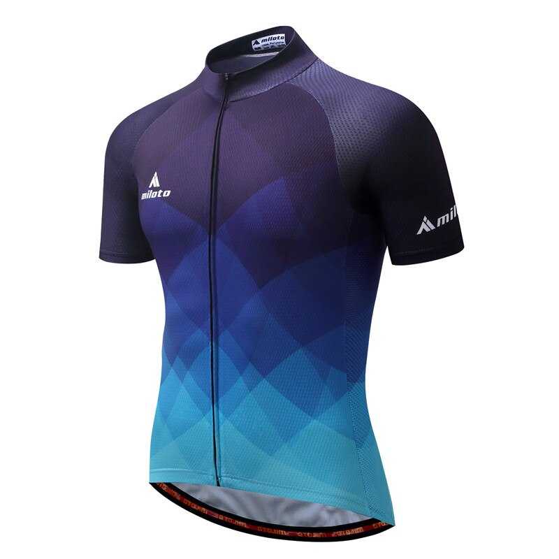 TELEYI Pakaian Olahraga Sepeda Pria Jersey Short Sleeve - CC8045