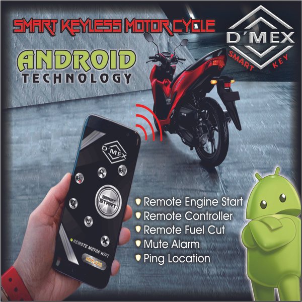 Jual SMART KEY DIGITAL PENGAMAN MOTOR DENGAN SENSOR DIGITAL ALARM ...