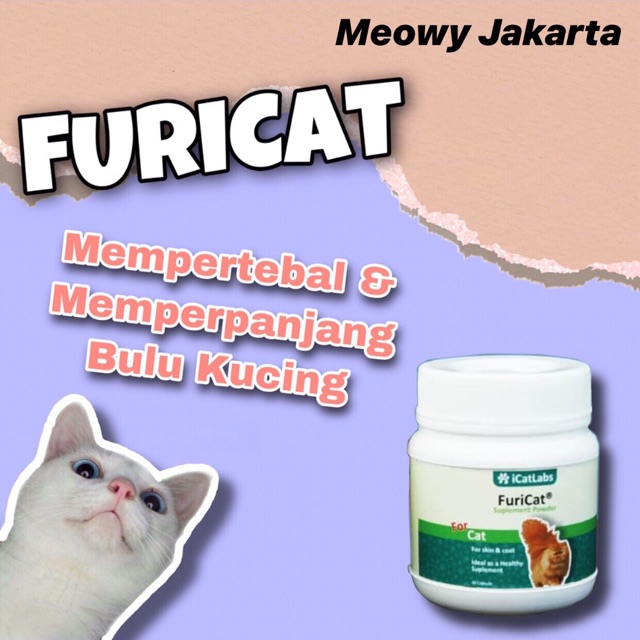 FURICAT VITAMIN BULU KUCING BULU RONTOK KUCING