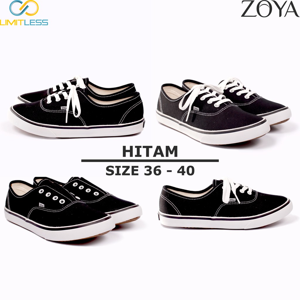 Sepatu Wanita Canvas Zoya Sneakers Canvas Wanita Casual Sepatu Putih Wanita Kanvas ZOYA