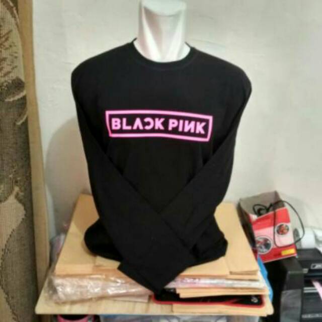 kaos Blackpink lengan panjang