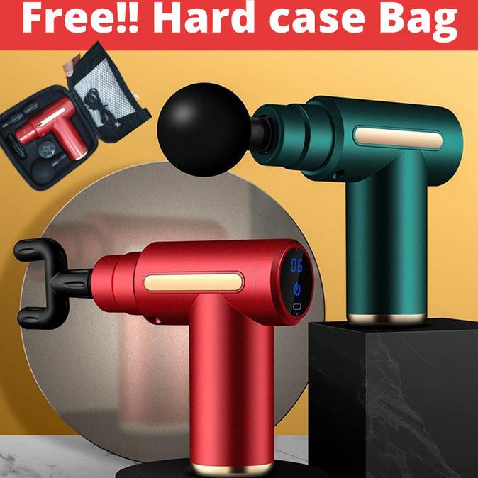 Mini massage gun alat pijat getar portable