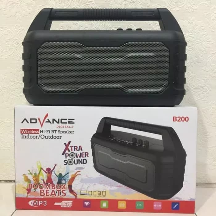 Advance speaker B200 Bluetooth Hi-Fi Portable Wireless Boom Box