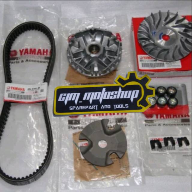 PAKET CVT VANBEL VBELT LENGKAP ORI YGP MIO M3 MIO Z SOUL GT FINO 125