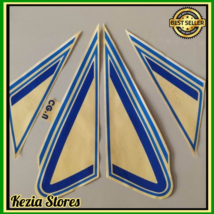 Terlaris Striping Honda CG N 110 biru body standar berkualitas murah Keren