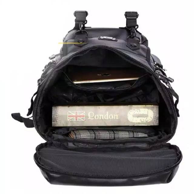 RANSEL KULIT PREMIUM MODEL TAS GUNUNG leather  kwalitas original wisman