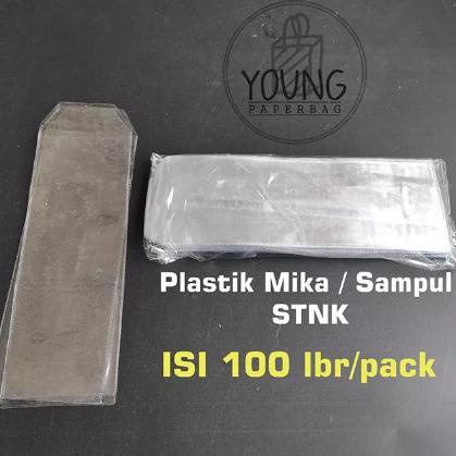 

{Q-APR> {♥> Plastik STNK PVC / Sampul PVC Cover STNK uk. 8,5 x 23 ISI 100 pcs {murah>