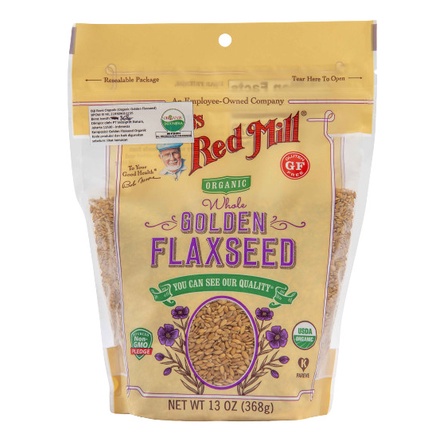 

Organic Whole Golden Flaxseed Bob Red Mill 368 Gram