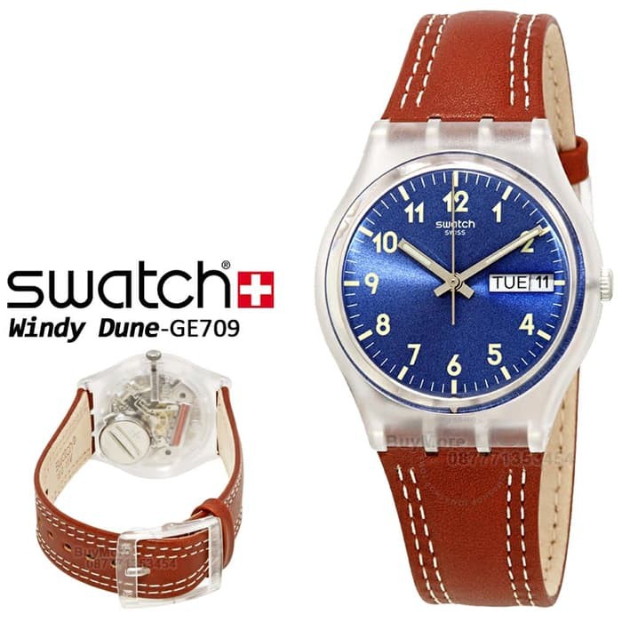 Jual JAM TANGAN WANITA SWATCH GE709 WINDY DUNE ORIGINAL MURAH  Indonesia|Shopee Indonesia