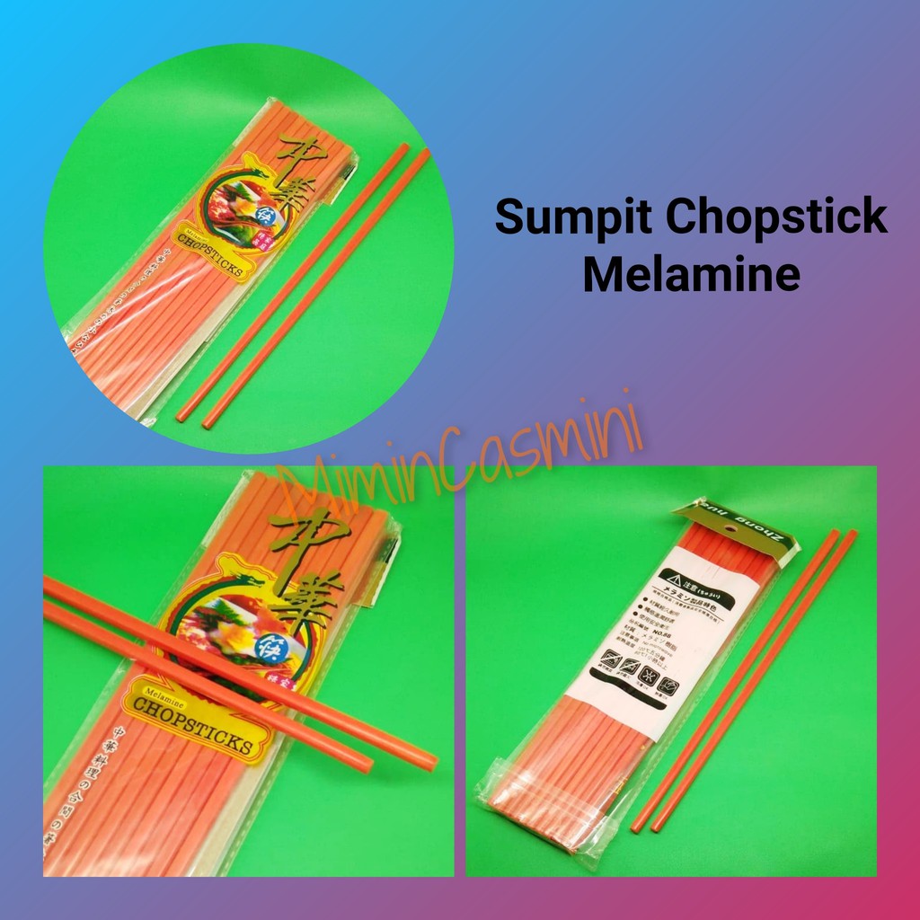 SUMPIT CHOPSTICK / SUMPIT MELAMIN / SUMPIT KOREA / SUMPIT MIE AYAM / SUMPIT SET 10 PASANG