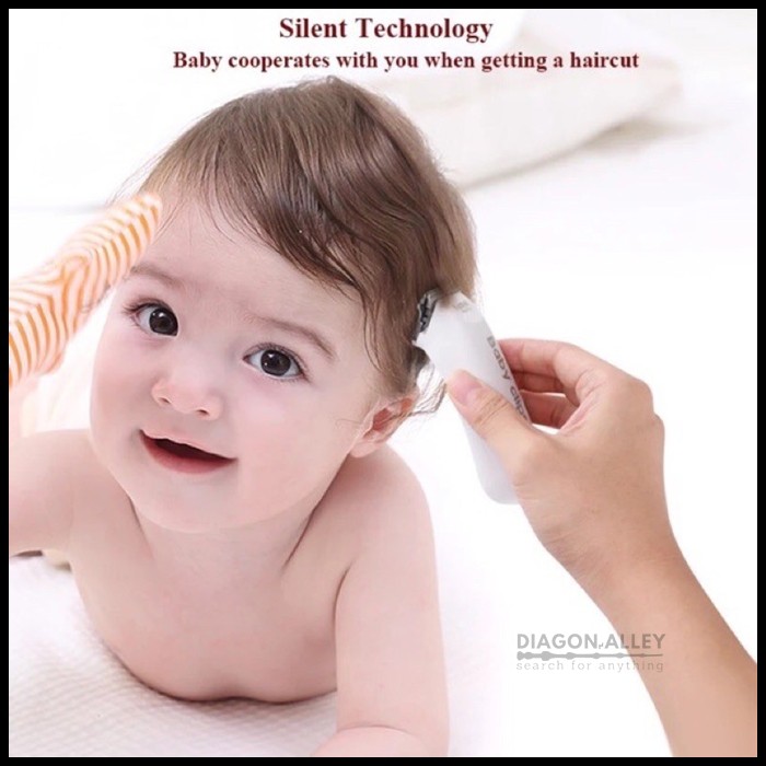 Clipper Rambut Bayi Anak Alat Cukur Kemei Mini USB Baterei