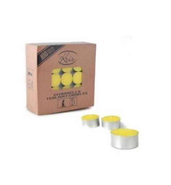 Jual Kris Citronella Yellow Red White Tealight Candle Lilin Tungku