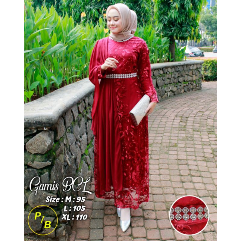 FASHION MUSLIM//GAMIS SYAR'I BCL//Kode PB