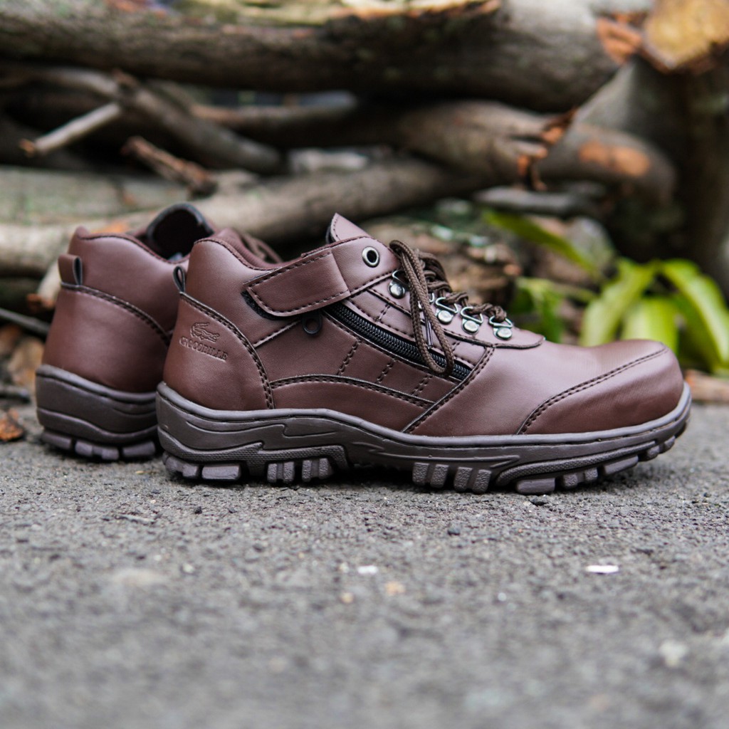 DISKON 50% !! SEPATU GUNUNG PRIA MORISEY PENDEK LOW BOOTS HIKING TACTICAL TRACKING MURAH