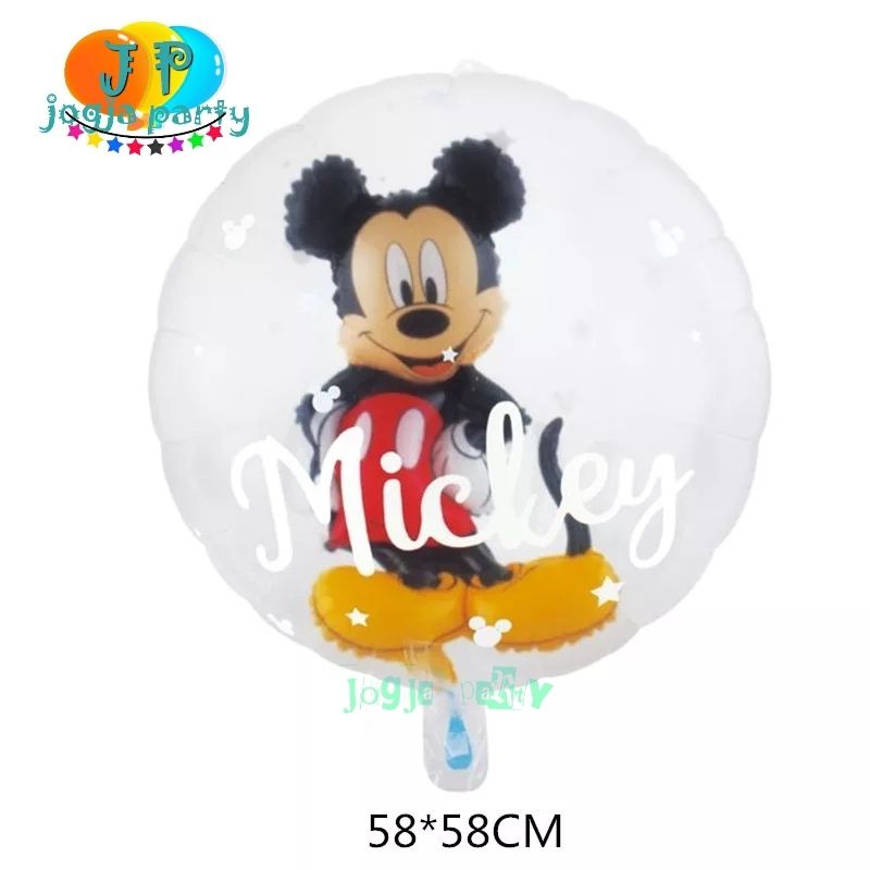 balon karakter mickey mouse/balon karakter minnie mouse/balon karakter/ balon ultah/balon karakter d