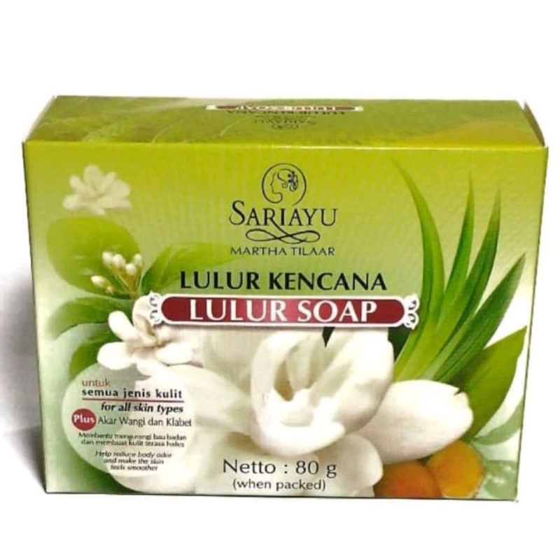 LULUR SABUN KENCANA SARIAYU TERLARIS ORIGINAL 80gr