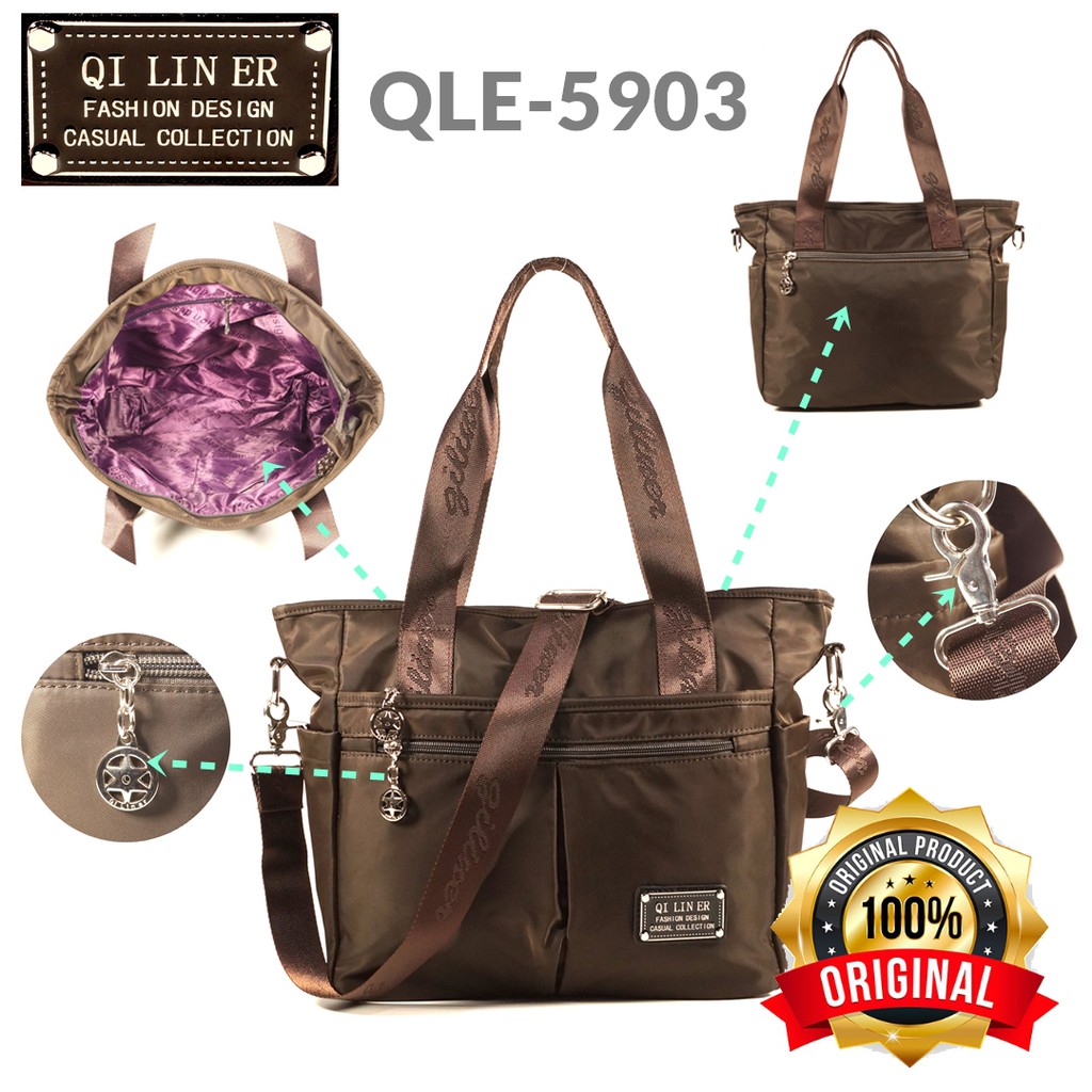 QI Lin Er - Tas Selempang, Tas Jinjing - IMPORT Quality - QLE-5903
