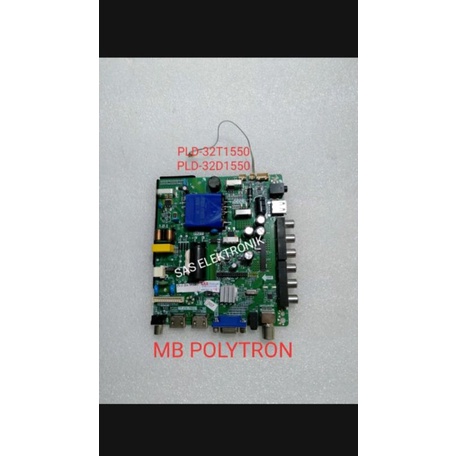 MB MOTHERBOARD MAINBOARD MESIN TV LED POLYTRON 32 INCH PLD-32T1550 PLD32T1550