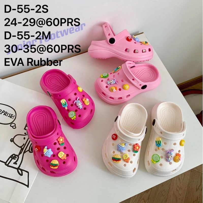 SEPATU SANDAL BAIM BAPAU ANAK PEREMPUAN BAE CLOGS JIBBITZ BALANCE D-55