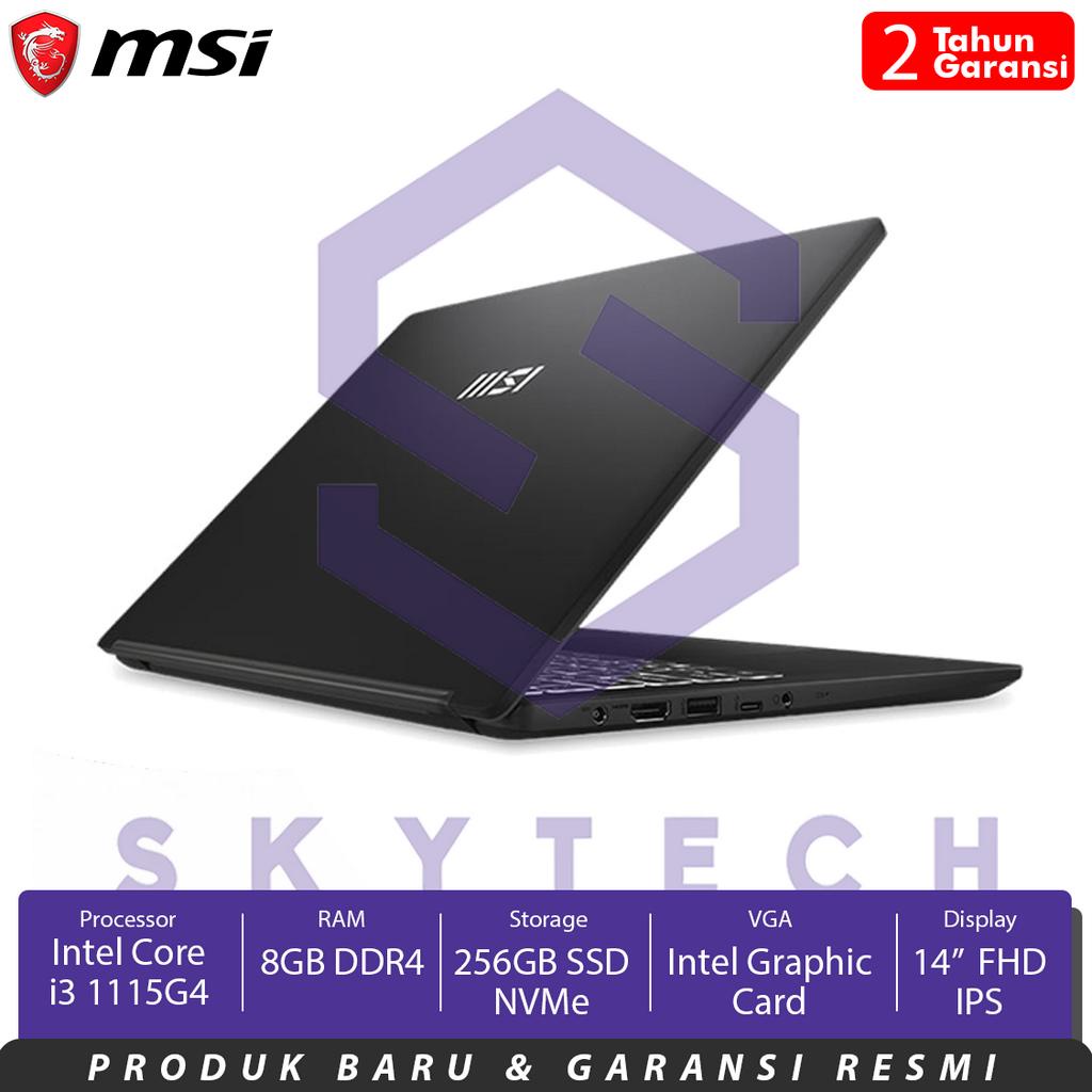 LAPTOP MSI MODERN 14 C11M 9S7 14J312 002 INTEL CORE i3 1115G4 RAM 8GB SSD 256GB FREE WINDOWS 11