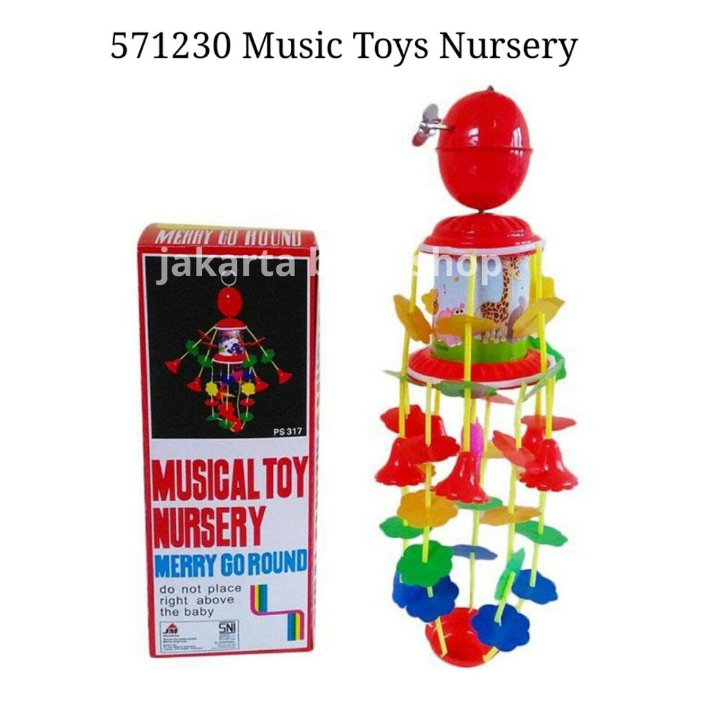 MAINAN PUTARAN BAYI MUSIC TOYS NURSERY MERRY GO ROUND 571230