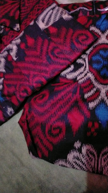 Maura Couple - Sania Ruffle Batik Couple Ori Ndoro Jowi Dnt Couple Batik Dress Batik Keluarga