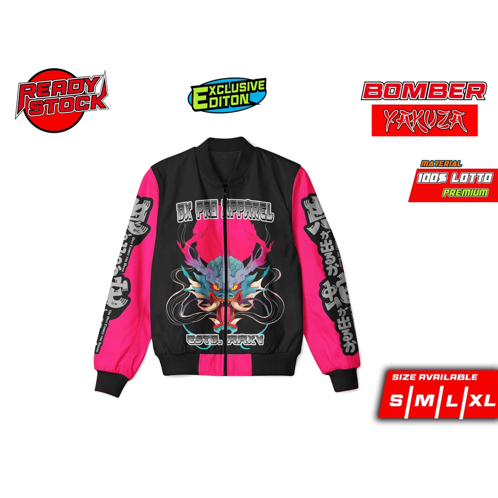 JAKET BOMBER RACING PRO X YAKUZA FUZANGLONG