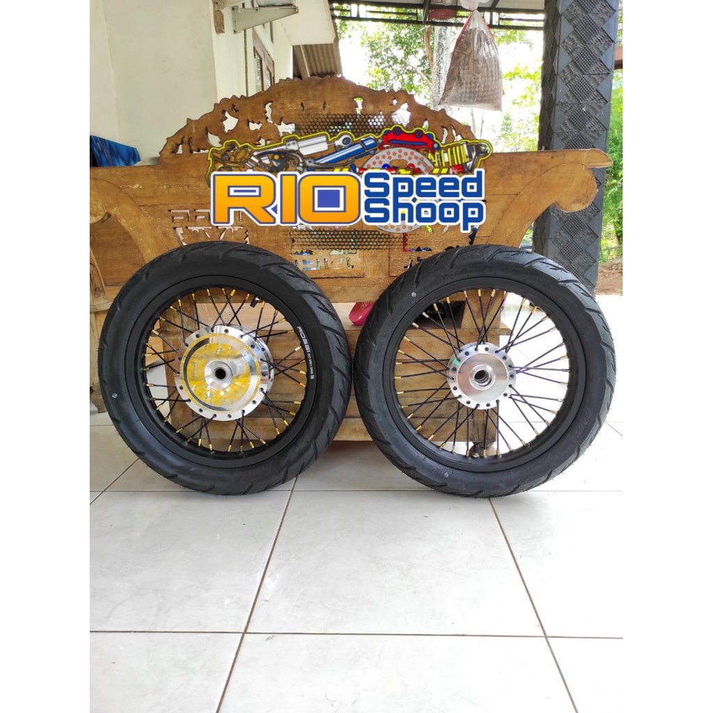 Velg jari-jari ring 14 vario scoopy beat genio spacy paketan full set plus ban