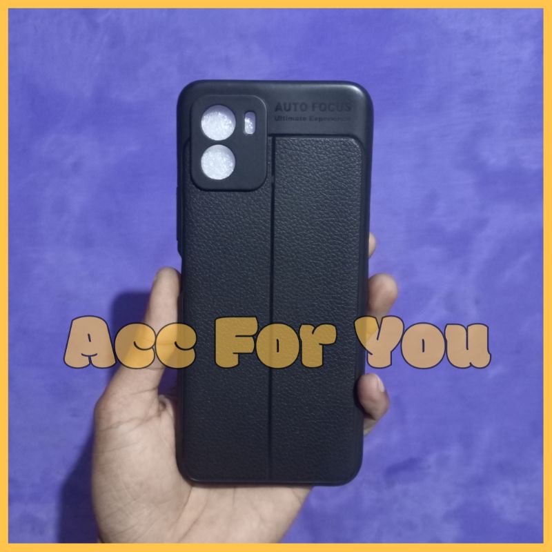 Soft Case Vivo Y15S - Softcase Auto Focus Leather Case Silikon Silicone Casing Cover Autofokus Case 