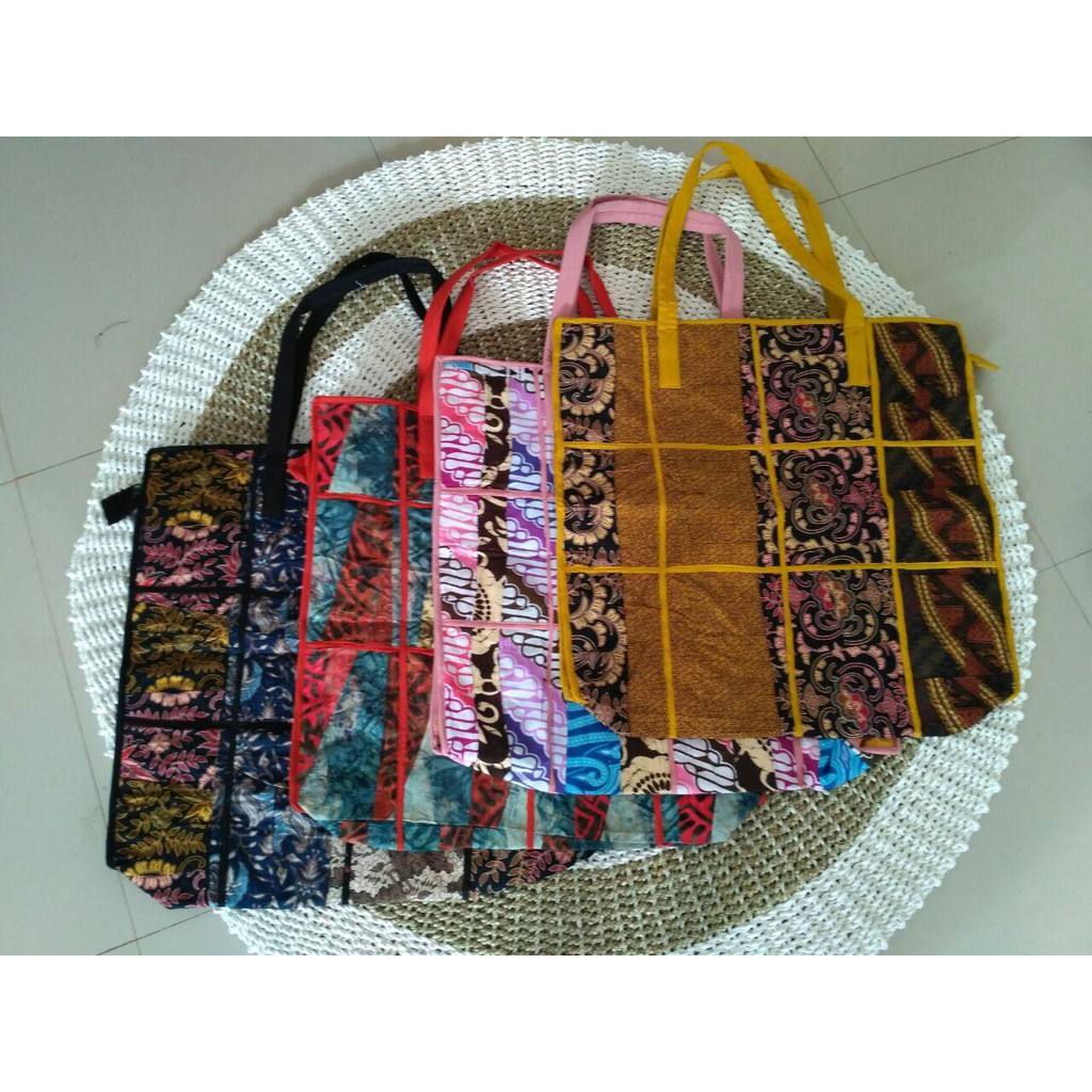 JUMBO TAS LAUNDRY BATIK MURAH - BATIK WANITA - DARI KAIN PERCA -  MURAH - TAS LOUNDRY