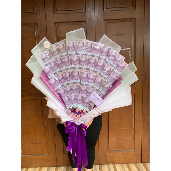 

Money Bouquet // Bucket Uang Custom.