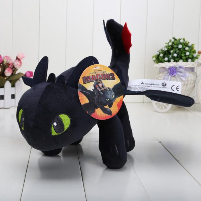 35/45CM Stuffed Toys How to Train Your Dragon Toothless Night Fury Plush Animal Doll