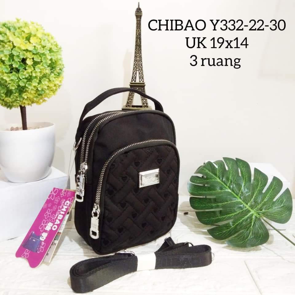 Chibao Slempang Y332-22-30 size 19x14 cm Bahan Kanvas. Tas Wanita Tas Slempang Tas Chibao Kanvas Terbaru Bisa bayar ditempat.!!!! BEST SELLER.!!!