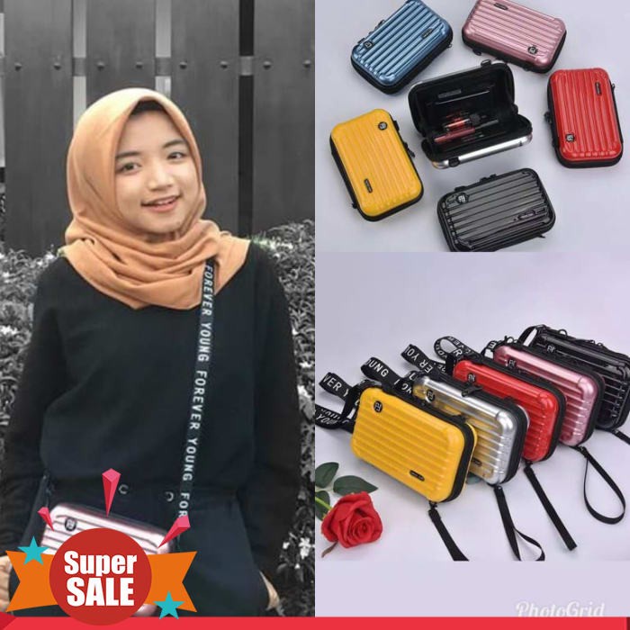 tas selempang mini kopper | tas selempang mini koper kekinian