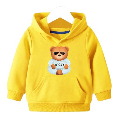 Hoodie Anak Boss Bear Sweater Anak Unisex