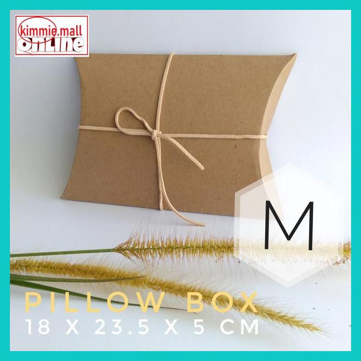 

W4Wt54- Pillow Box Medium: 18X23.5X5 Cm Dus / Box / Kemasan / Paperbox T7Rtu6-