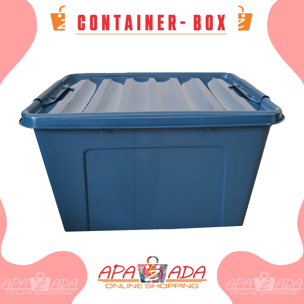 Jual Apazada Kotak Penyimpanan Besar Roda 50l Kontainer Box Plastik