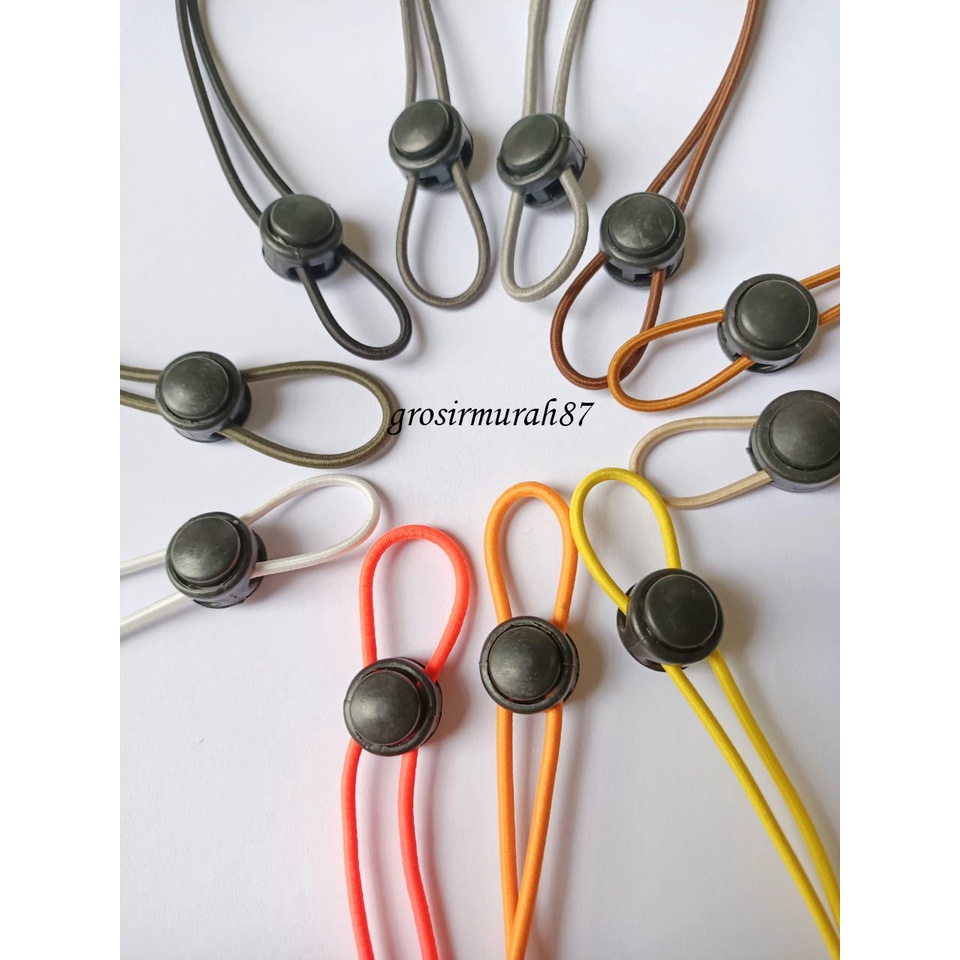 Mask Strap / Tali Masker / Kalung Masker hijab / Kalung Masker / Strap Masker Elastis polos 3mm cantolan besi