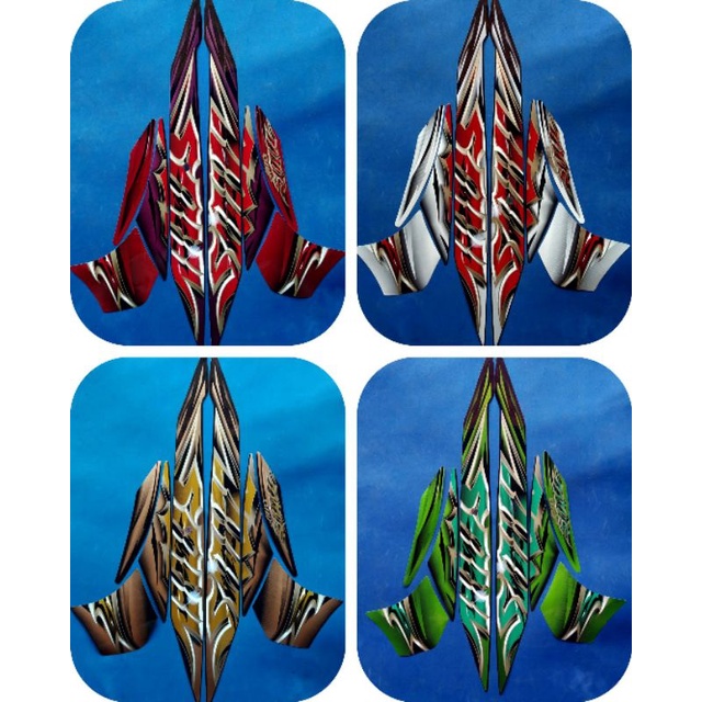 Striping Stiker Lis Body Motor Full Set Yamaha Mio Soul 2010 Standar Original