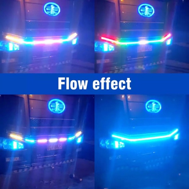 Drl bagasi led truck bus 24v rgb sein dan hazzard running 120cm