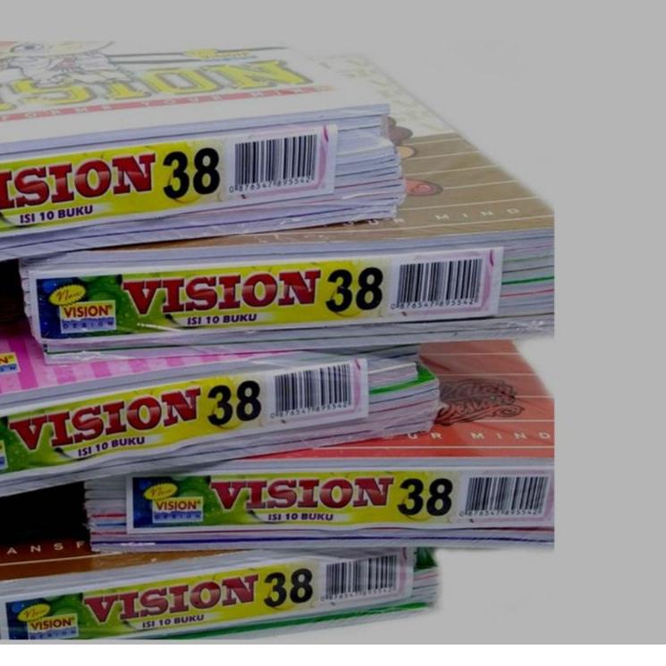 

Oke Price.. buku tulis vision 38 lembar Murah 1 pack isi 10 buku
