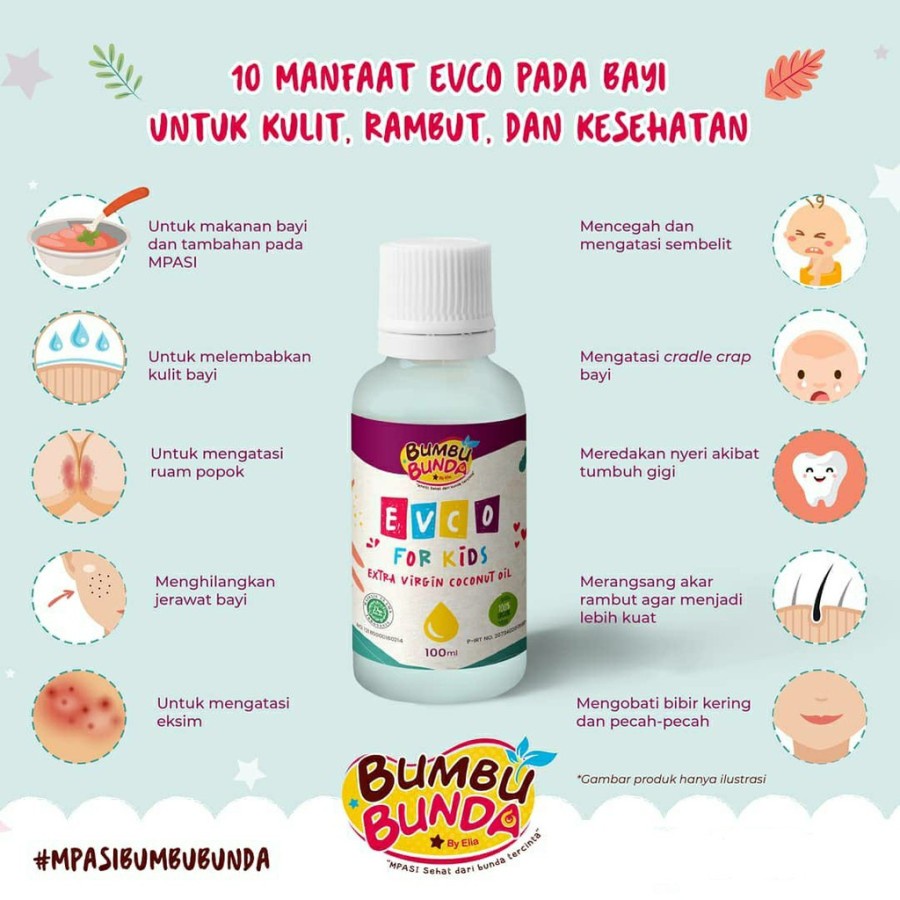 Minyak Kelapa Bumbu Bunda Vco Evoo Extra Virgin Coconut Oil Mpasi Halal Organic Bb Booster