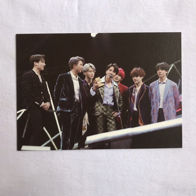BOOKED Sharing BTS Memories 2018 Postcard Dual side Official