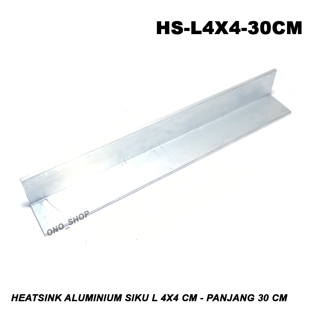 Heatsink Aluminium Siku L 4x4 cm - Panjang 30 cm