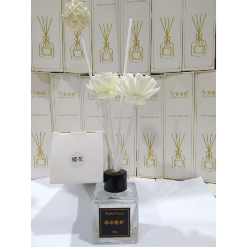 Reed Diffuser Aromatherapy Bunga Difuser Aroma Pengharum Ruangan Pewangi Oil Reed Difuser REED DIFFUSER LOVER'S GRASS REED DIFFUSER REFILL REED DIFFUSER HAMPERS PENGHARUM RUANG AROMATERAPI-AROMA -50-CHRBLOSSOM