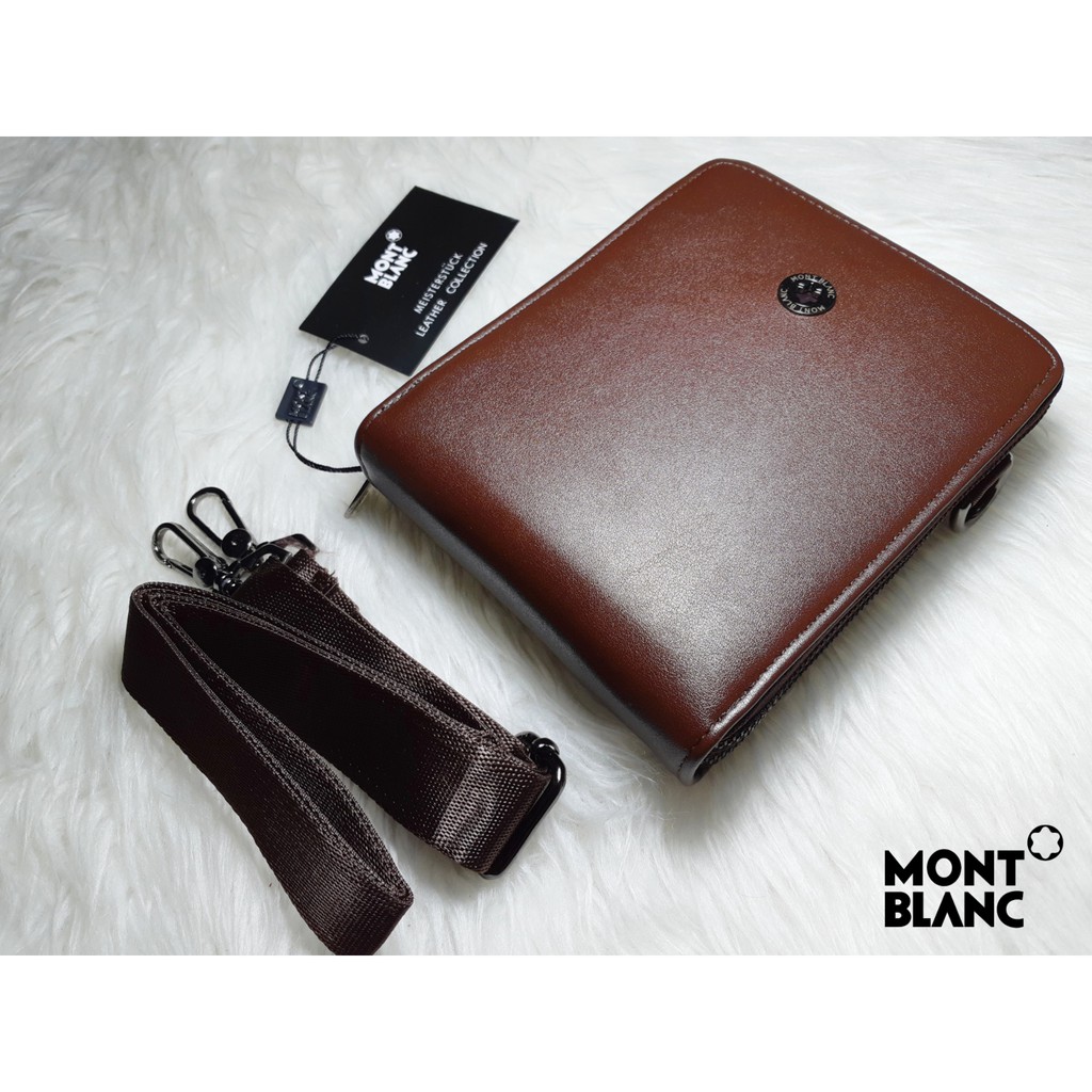 Tas Selempang Tangan Handbag Import Pria Cowok Montblanc Mont Blanc 1