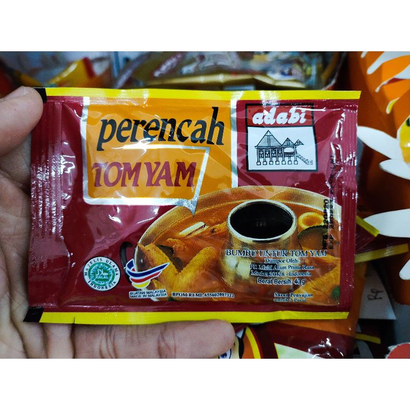 

ADABI Perencah Tom Yam 40gr - Bumbu untuk Tom Yam